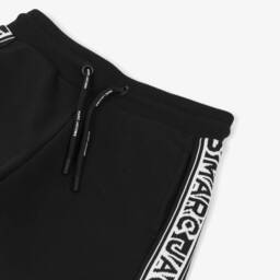 MARC JACOBS-Boys Sporty Black Knit Shorts | Childrensalon Outlet