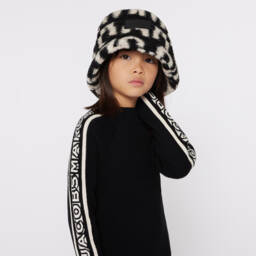 MARC JACOBS-Girls Black Ribbed Cotton Dress | Childrensalon Outlet