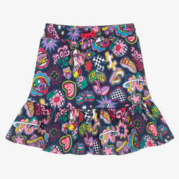 MARC JACOBS-تنورة قطن لون كحلي | Childrensalon Outlet
