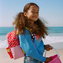 MARC JACOBS-Girls Blue Cotton Sweatshirt | Childrensalon Outlet