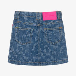 MARC JACOBS-تنورة قطن دنيم لون أزرق | Childrensalon Outlet