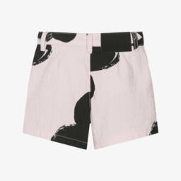 MARC JACOBS-شورت جاكار قطني وردي للبنات | Childrensalon Outlet