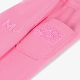 MARC JACOBS-Girls Cotton Pink Jogging Trousers | Childrensalon Outlet