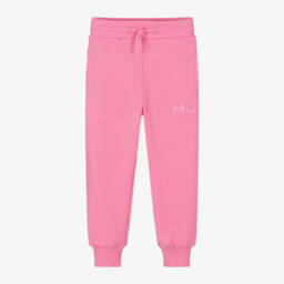 MARC JACOBS-Girls Cotton Pink Jogging Trousers | Childrensalon Outlet