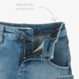 MARC JACOBS-Girls Denim Skirt with Patchwork | Childrensalon Outlet