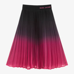 MARC JACOBS-Girls Gradient Black & Pink Skirt | Childrensalon Outlet