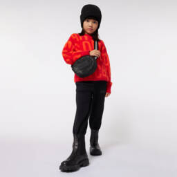 MARC JACOBS-Girls Leather Black Ankle Boots | Childrensalon Outlet