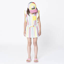 MARC JACOBS-Girls Logo Print Dress | Childrensalon Outlet