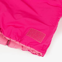 MARC JACOBS-Girls Pink Double-Sided Logo Jacket | Childrensalon Outlet