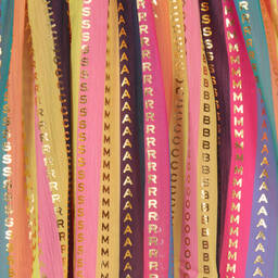 MARC JACOBS-Розовая юбка с золотистыми полосками | Childrensalon Outlet