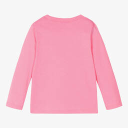 MARC JACOBS-Girls Pink Organic Cotton Top | Childrensalon Outlet