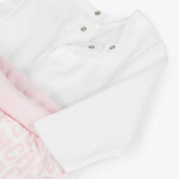 MARC JACOBS-Girls Pink Reversible Outfit Set | Childrensalon Outlet