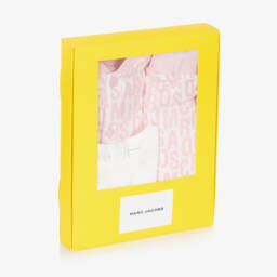 MARC JACOBS-Girls Pink Reversible Outfit Set | Childrensalon Outlet