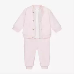 MARC JACOBS-Girls Pink Reversible Outfit Set | Childrensalon Outlet