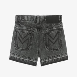 MARC JACOBS-Girls Sparkling Black Denim Shorts | Childrensalon Outlet
