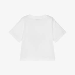 MARC JACOBS-Girls Sparkling Logo Cotton Tee | Childrensalon Outlet
