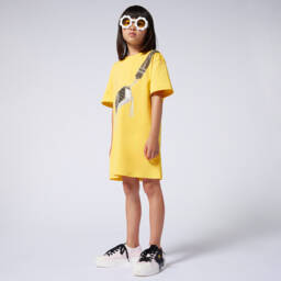 MARC JACOBS-Girls Sunshine Cotton Purse Print Dress | Childrensalon Outlet