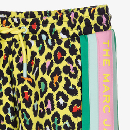 MARC JACOBS-Girls Yellow Cheetah Shorts | Childrensalon Outlet