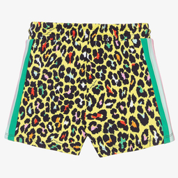 MARC JACOBS-Girls Yellow Cheetah Shorts | Childrensalon Outlet