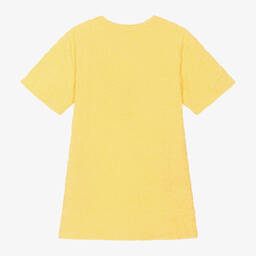 MARC JACOBS-Girls Yellow Cotton Towelling Dress | Childrensalon Outlet