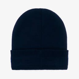 MARC JACOBS-Синяя вязаная шапка-бини | Childrensalon Outlet