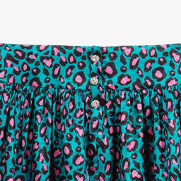MARC JACOBS-Teen Blue Cheetah Skirt   | Childrensalon Outlet