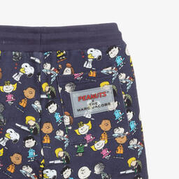 MARC JACOBS-Синие шорты с принтом Peanuts для подростков | Childrensalon Outlet