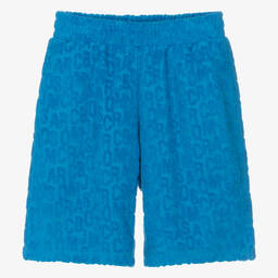 MARC JACOBS-Teen Blue Towelling Shorts | Childrensalon Outlet