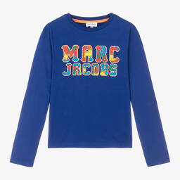 MARC JACOBS-Синий топ из органического хлопка | Childrensalon Outlet