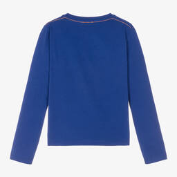 MARC JACOBS-Синий топ из органического хлопка | Childrensalon Outlet