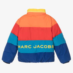 MARC JACOBS-Teen Boys Colourful Hooded Puffer Jacket | Childrensalon Outlet