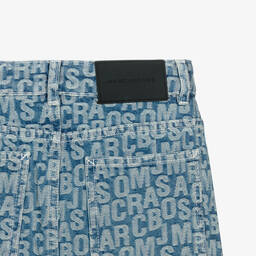 MARC JACOBS-Teen Girls Blue Jacquard Denim Skirt | Childrensalon Outlet