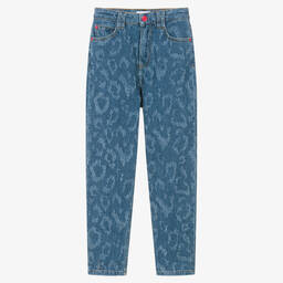 MARC JACOBS-جينز تينز بناتي قطن دنيم لون أزرق | Childrensalon Outlet