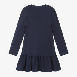 MARC JACOBS-Синее платье с принтом-сумкой | Childrensalon Outlet