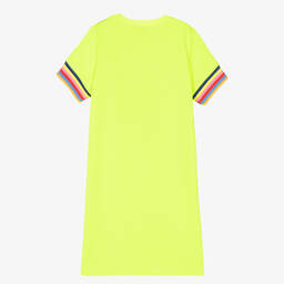 MARC JACOBS-Неоново-желтое платье с принтом-сумкой для подростков | Childrensalon Outlet