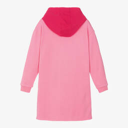 MARC JACOBS-Teen Girls Pink Cotton Hoodie Dress | Childrensalon Outlet