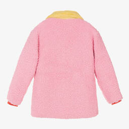 MARC JACOBS-Teen Girls Pink Faux Fur Coat | Childrensalon Outlet