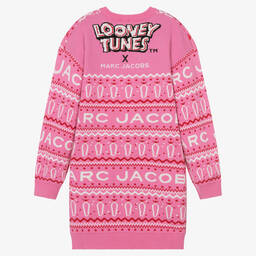 MARC JACOBS-Teen Girls Pink Festive Looney Tunes Dress | Childrensalon Outlet