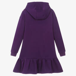 MARC JACOBS-Фиолетовое платье с принтом-сумкой | Childrensalon Outlet