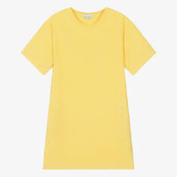 MARC JACOBS-Teen Girls Yellow Cotton Towelling Dress | Childrensalon Outlet