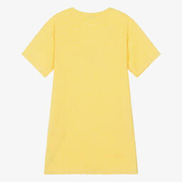 MARC JACOBS-Teen Girls Yellow Cotton Towelling Dress | Childrensalon Outlet