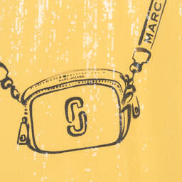 MARC JACOBS-Teen Girls Yellow Hooded Sequin Dress | Childrensalon Outlet