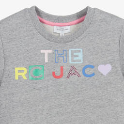 MARC JACOBS-Teen Grey Logo Jersey Dress | Childrensalon Outlet