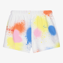 MARC JACOBS-Белые шорты с принтом-краской для подростков | Childrensalon Outlet