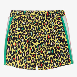 MARC JACOBS-Teen Yellow Cheetah Shorts | Childrensalon Outlet