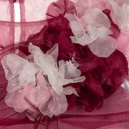 Marchesa Kids Couture-Розовое платье из тюля для девочек | Childrensalon Outlet