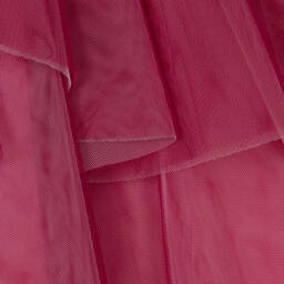 Marchesa Kids Couture-Розовое платье из тюля для девочек | Childrensalon Outlet
