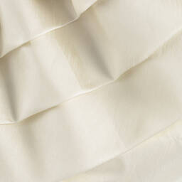 Marchesa Kids Couture-Girls Gold Satin & Beads Silk Bow Dress | Childrensalon Outlet