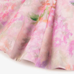 Marchesa Kids Couture-Girls Pink Floral Cotton Sundress | Childrensalon Outlet