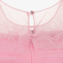 Marchesa Kids Couture-Girls Pink Tulle Bow Dress | Childrensalon Outlet